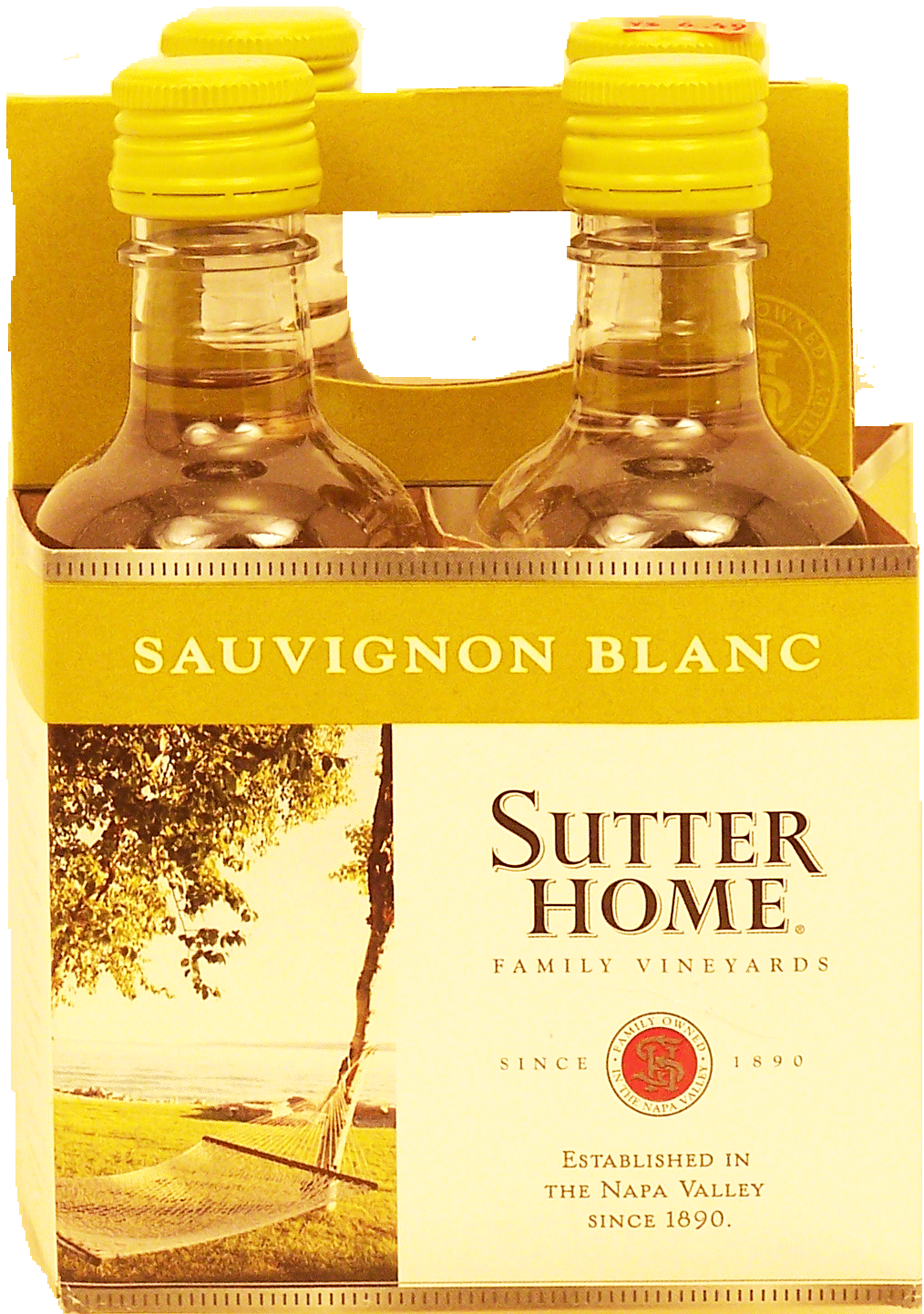 Sutter Home Family Vineyards sauvignon blanc wine of Napa Valley, 13.5% alc. by vol., 187-ml single serve Full-Size Picture